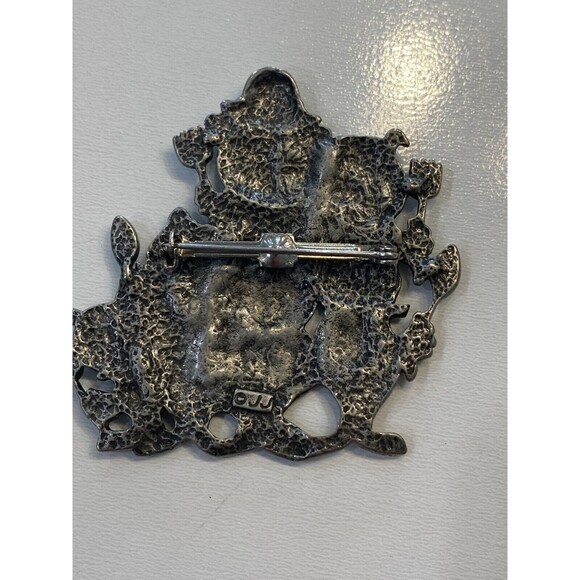 Vintage Signed JJ Jonette Pig Hog Family Pin Brooch - Picture 2 of 5